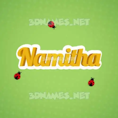 namitha in Ladybugs style - 3D name wallpaper namitha in Ladybugs style - 3D name wallpaper