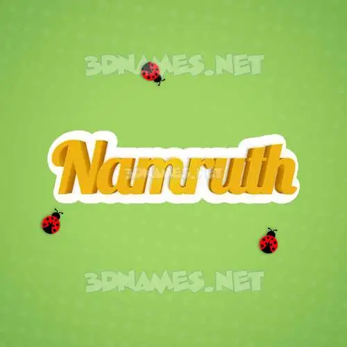 namruth in Ladybugs style - 3D name wallpaper namruth in Ladybugs style - 3D name wallpaper
