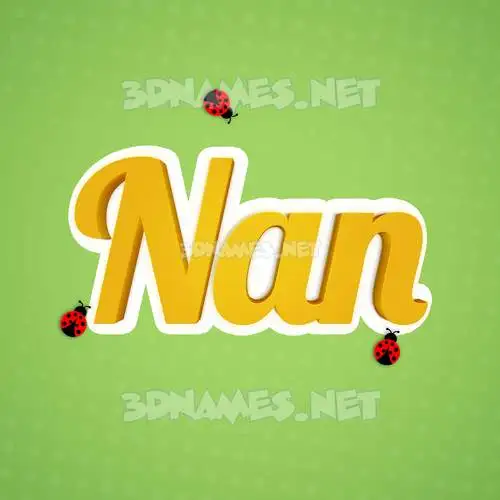 nan in Ladybugs style - 3D name wallpaper nan in Ladybugs style - 3D name wallpaper
