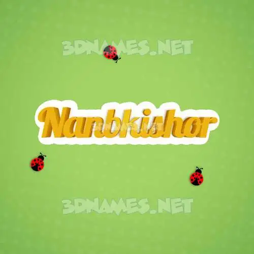 nanbkishor in Ladybugs style - 3D name wallpaper nanbkishor in Ladybugs style - 3D name wallpaper