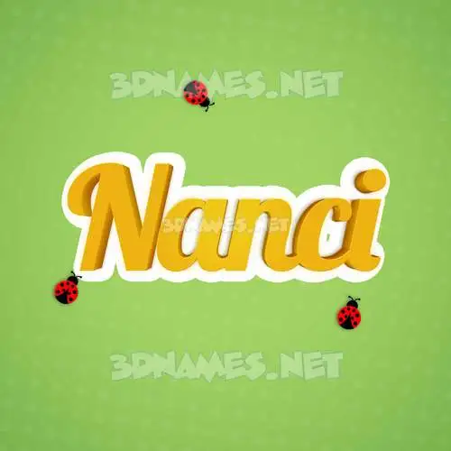 nanci in Ladybugs style - 3D name wallpaper nanci in Ladybugs style - 3D name wallpaper