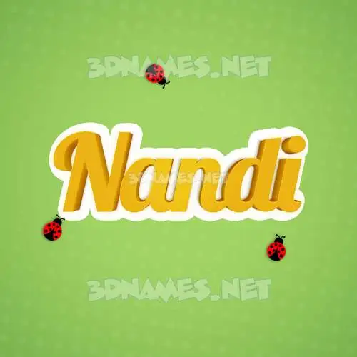 nandi in Ladybugs style - 3D name wallpaper nandi in Ladybugs style - 3D name wallpaper