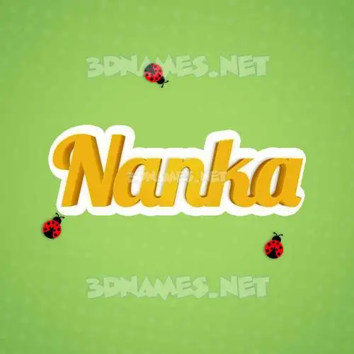 nanka in Ladybugs style - 3D name wallpaper nanka in Ladybugs style - 3D name wallpaper