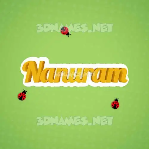 nanuram in Ladybugs style - 3D name wallpaper nanuram in Ladybugs style - 3D name wallpaper