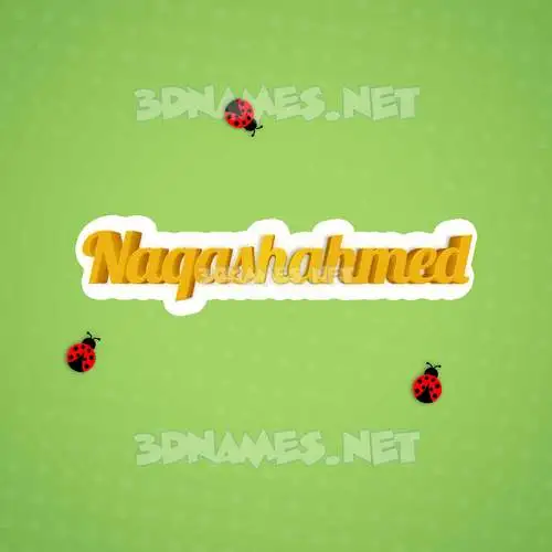 naqashahmed in Ladybugs style - 3D name wallpaper naqashahmed in Ladybugs style - 3D name wallpaper