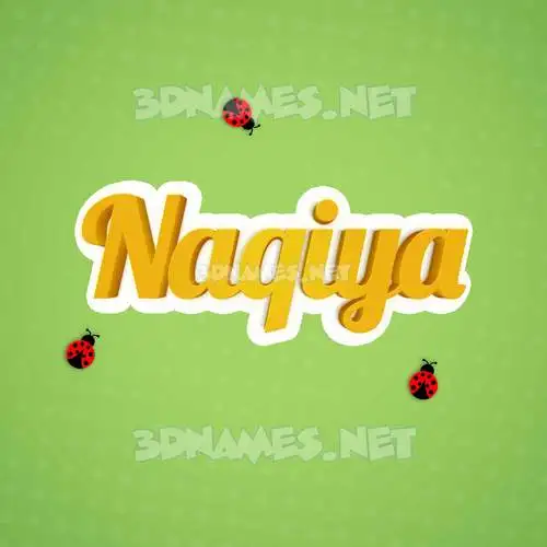 naqiya in Ladybugs style - 3D name wallpaper naqiya in Ladybugs style - 3D name wallpaper