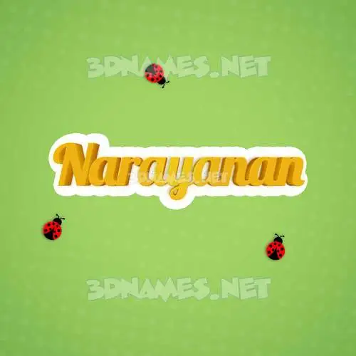 narayanan in Ladybugs style - 3D name wallpaper narayanan in Ladybugs style - 3D name wallpaper