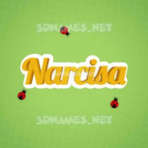 narcisa in Ladybugs style - 3D name wallpaper narcisa in Ladybugs style - 3D name wallpaper