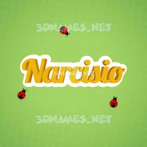 narcisio in Ladybugs style - 3D name wallpaper narcisio in Ladybugs style - 3D name wallpaper