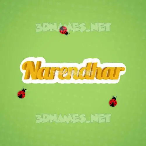narendhar in Ladybugs style - 3D name wallpaper narendhar in Ladybugs style - 3D name wallpaper