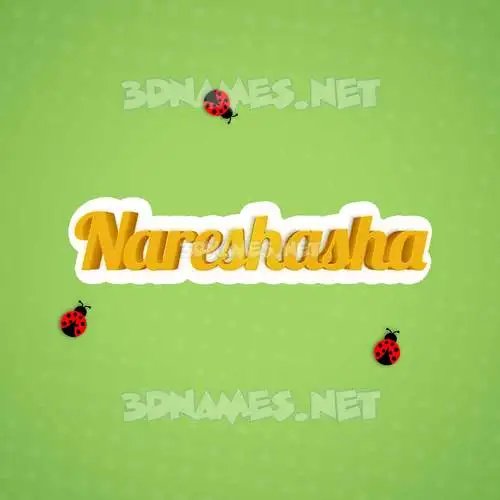 nareshasha in Ladybugs style - 3D name wallpaper nareshasha in Ladybugs style - 3D name wallpaper