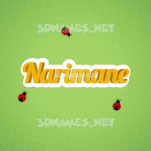 narimane in Ladybugs style - 3D name wallpaper narimane in Ladybugs style - 3D name wallpaper