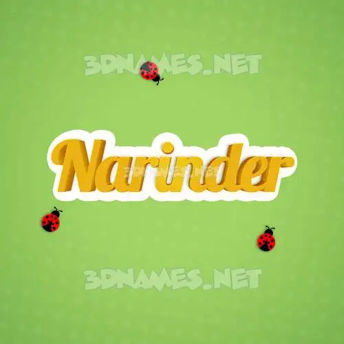 narinder in Ladybugs style - 3D name wallpaper narinder in Ladybugs style - 3D name wallpaper