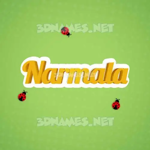 narmala in Ladybugs style - 3D name wallpaper narmala in Ladybugs style - 3D name wallpaper