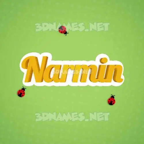narmin in Ladybugs style - 3D name wallpaper narmin in Ladybugs style - 3D name wallpaper