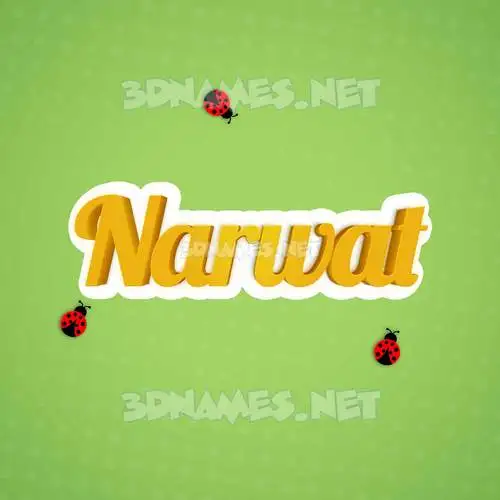narwat in Ladybugs style - 3D name wallpaper narwat in Ladybugs style - 3D name wallpaper