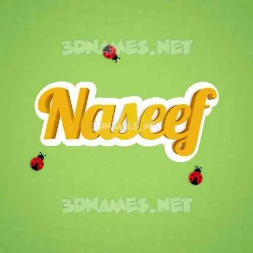 naseef in Ladybugs style - 3D name wallpaper naseef in Ladybugs style - 3D name wallpaper