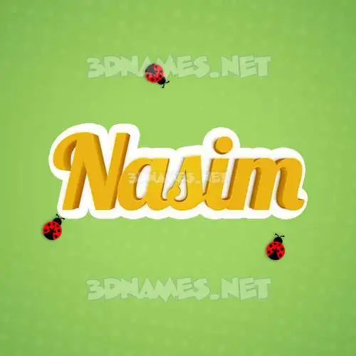 nasim in Ladybugs style - 3D name wallpaper nasim in Ladybugs style - 3D name wallpaper