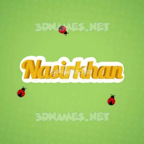 nasirkhan in Ladybugs style - 3D name wallpaper nasirkhan in Ladybugs style - 3D name wallpaper