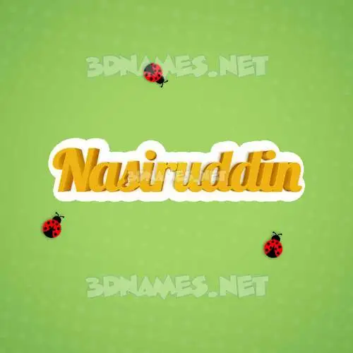 nasiruddin in Ladybugs style - 3D name wallpaper nasiruddin in Ladybugs style - 3D name wallpaper
