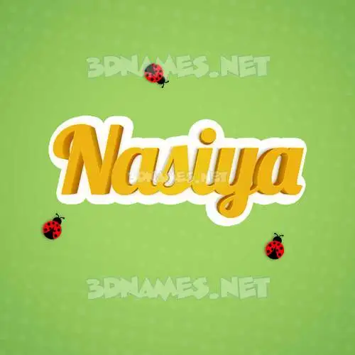 nasiya in Ladybugs style - 3D name wallpaper nasiya in Ladybugs style - 3D name wallpaper