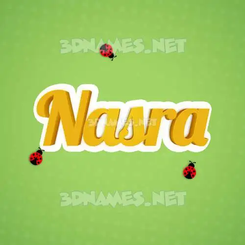 nasra in Ladybugs style - 3D name wallpaper nasra in Ladybugs style - 3D name wallpaper