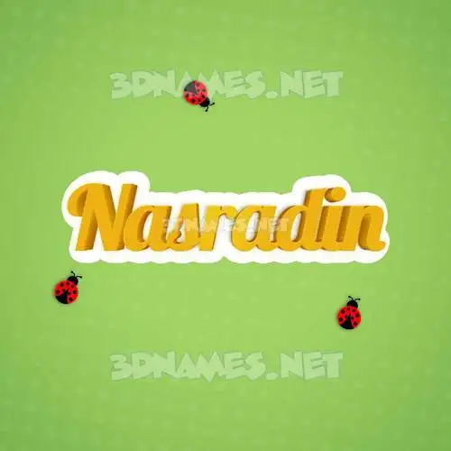 nasradin in Ladybugs style - 3D name wallpaper nasradin in Ladybugs style - 3D name wallpaper