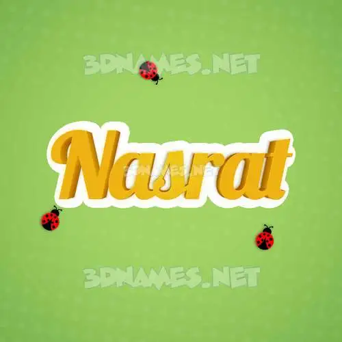 nasrat in Ladybugs style - 3D name wallpaper nasrat in Ladybugs style - 3D name wallpaper