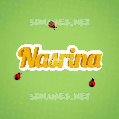 nasrina in Ladybugs style - 3D name wallpaper nasrina in Ladybugs style - 3D name wallpaper