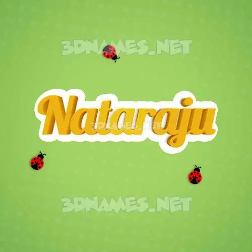 nataraju in Ladybugs style - 3D name wallpaper nataraju in Ladybugs style - 3D name wallpaper
