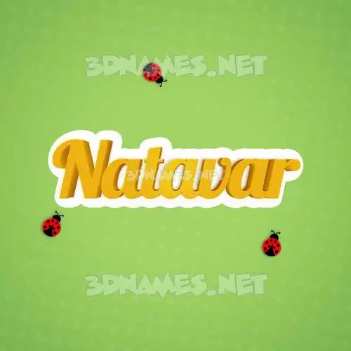 natavar in Ladybugs style - 3D name wallpaper natavar in Ladybugs style - 3D name wallpaper