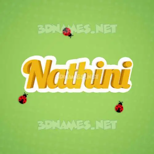 nathini in Ladybugs style - 3D name wallpaper nathini in Ladybugs style - 3D name wallpaper