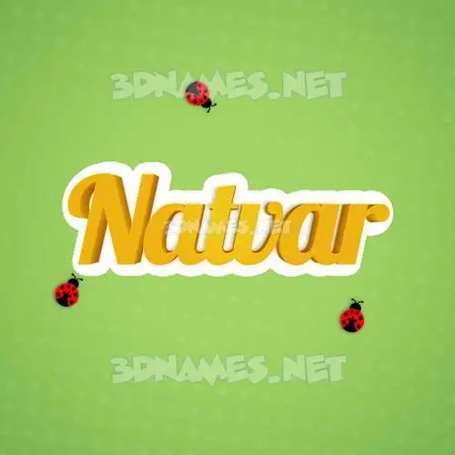 natvar in Ladybugs style - 3D name wallpaper natvar in Ladybugs style - 3D name wallpaper