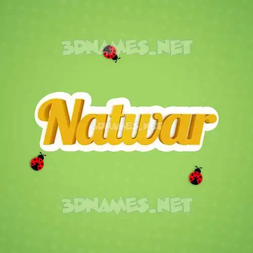 natwar in Ladybugs style - 3D name wallpaper natwar in Ladybugs style - 3D name wallpaper