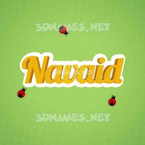 navaid in Ladybugs style - 3D name wallpaper navaid in Ladybugs style - 3D name wallpaper