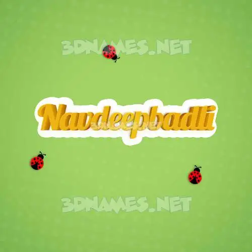 navdeepbadli in Ladybugs style - 3D name wallpaper navdeepbadli in Ladybugs style - 3D name wallpaper