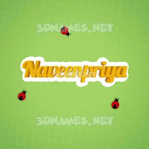naveenpriya in Ladybugs style - 3D name wallpaper naveenpriya in Ladybugs style - 3D name wallpaper