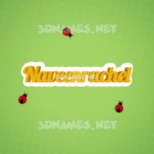 naveenrachel in Ladybugs style - 3D name wallpaper naveenrachel in Ladybugs style - 3D name wallpaper
