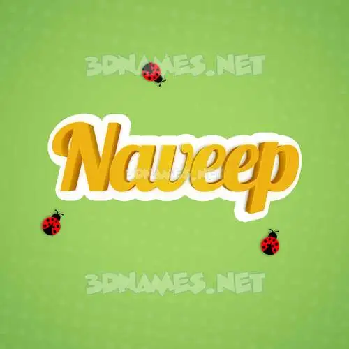 naveep in Ladybugs style - 3D name wallpaper naveep in Ladybugs style - 3D name wallpaper