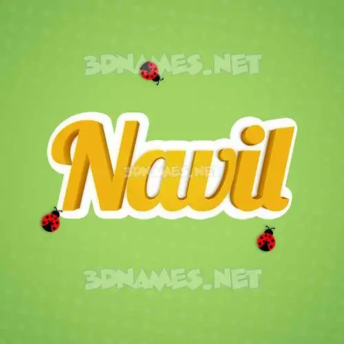 navil in Ladybugs style - 3D name wallpaper navil in Ladybugs style - 3D name wallpaper