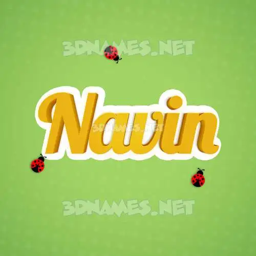 navin in Ladybugs style - 3D name wallpaper navin in Ladybugs style - 3D name wallpaper