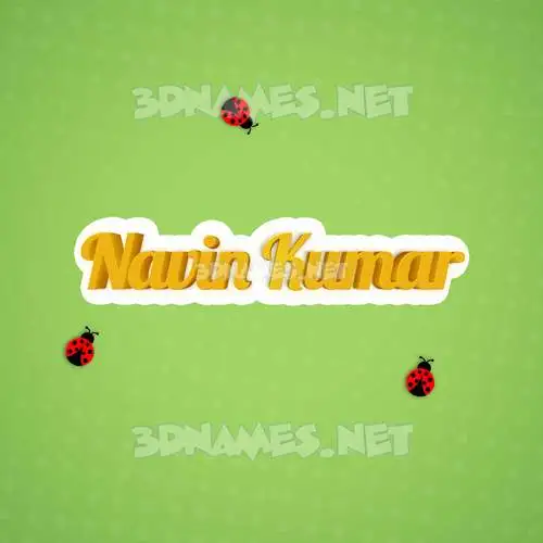 navin kumar in Ladybugs style - 3D name wallpaper navin kumar in Ladybugs style - 3D name wallpaper