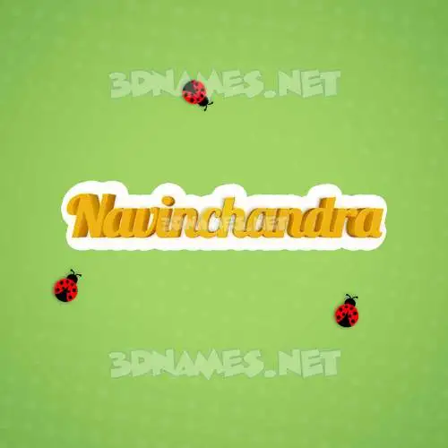navinchandra in Ladybugs style - 3D name wallpaper navinchandra in Ladybugs style - 3D name wallpaper