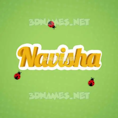 navisha in Ladybugs style - 3D name wallpaper navisha in Ladybugs style - 3D name wallpaper