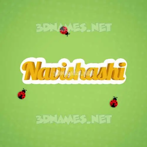 navishashi in Ladybugs style - 3D name wallpaper navishashi in Ladybugs style - 3D name wallpaper