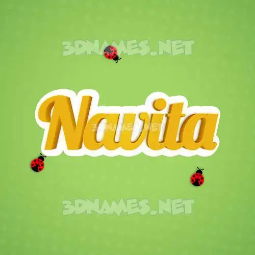 navita in Ladybugs style - 3D name wallpaper navita in Ladybugs style - 3D name wallpaper