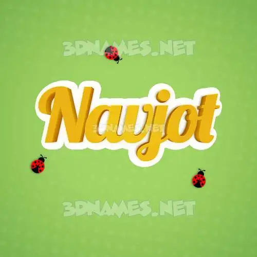 navjot in Ladybugs style - 3D name wallpaper navjot in Ladybugs style - 3D name wallpaper