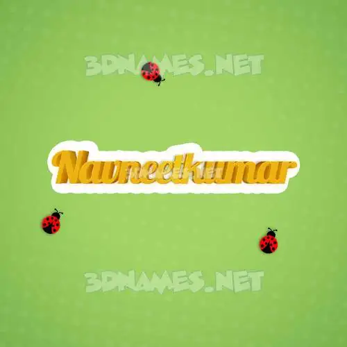navneetkumar in Ladybugs style - 3D name wallpaper navneetkumar in Ladybugs style - 3D name wallpaper
