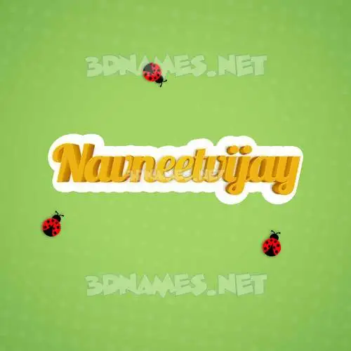 navneetvijay in Ladybugs style - 3D name wallpaper navneetvijay in Ladybugs style - 3D name wallpaper
