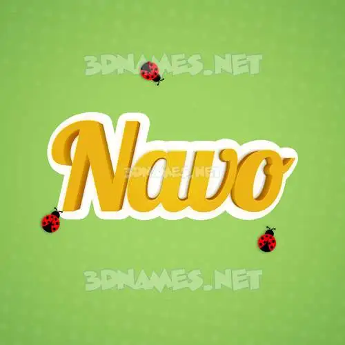 navo in Ladybugs style - 3D name wallpaper navo in Ladybugs style - 3D name wallpaper